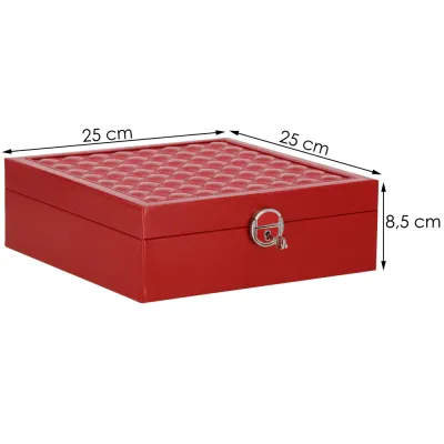 Šperkovnica SPRINGOS NOLITA červená