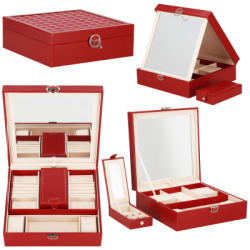 Šperkovnica SPRINGOS NOLITA červená