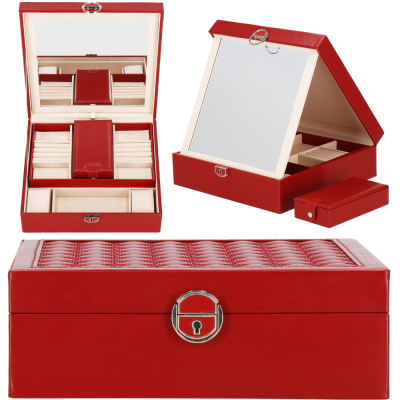 Šperkovnica SPRINGOS NOLITA červená