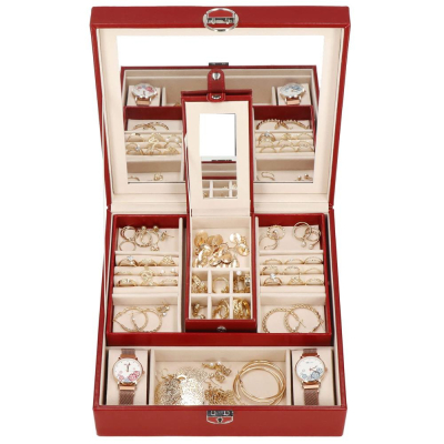 Šperkovnica SPRINGOS NOLITA červená