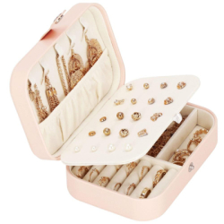 Šperkovnica SPRINGOS TRESSA ružová