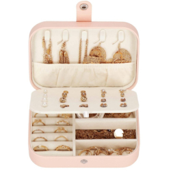 Šperkovnica SPRINGOS TRESSA ružová