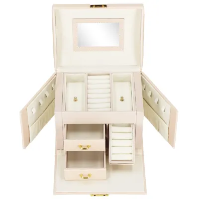 Šperkovnica SPRINGOS CELESTE béžová