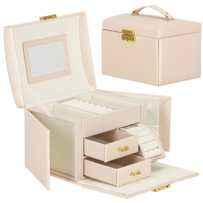 Šperkovnica SPRINGOS CELESTE béžová