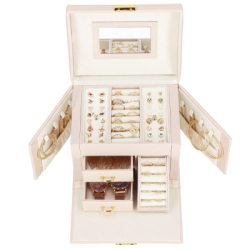 Šperkovnica SPRINGOS CELESTE béžová