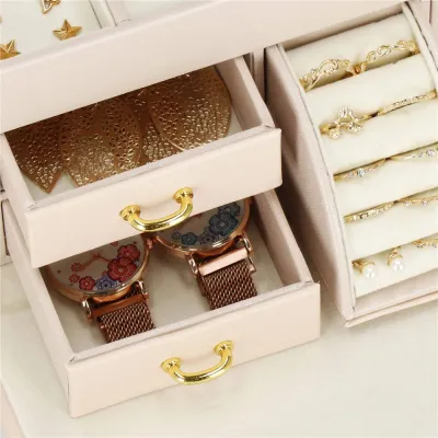 Šperkovnica SPRINGOS CELESTE béžová