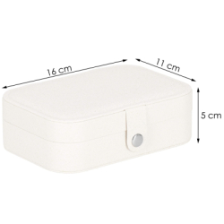 Šperkovnica SPRINGOS TRESSA biela