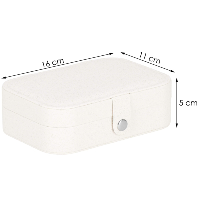 Šperkovnica SPRINGOS TRESSA biela