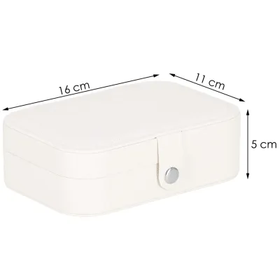 Šperkovnica SPRINGOS TRESSA biela