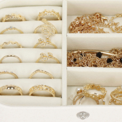 Šperkovnica SPRINGOS TRESSA biela