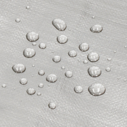 Krycia plachta s okami 4x7 m, extra silná 210g PE, šedá SPRINGOS PROTECT