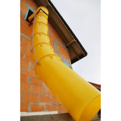 Násypka pre zhoz na stavebnú suť HIGHER NR2 žltá