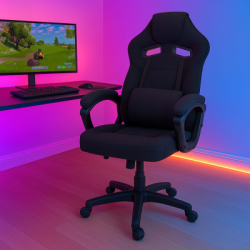 Kancelárska stolička SPRINGOS ERVA čierna