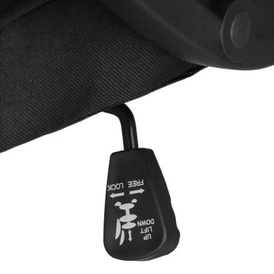 Kancelárska stolička SPRINGOS ERVA čierna