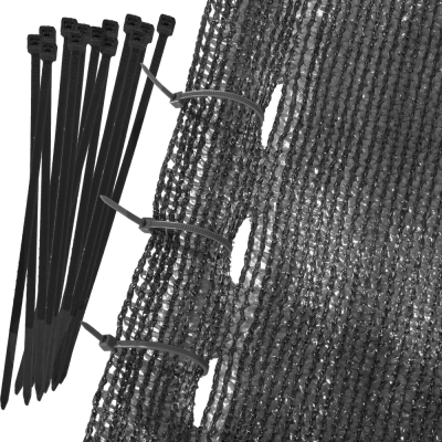 Tieniaca tkanina 150cm x 25m 95% zatienenie SPRINGOS SN0063 svetlo grafitová