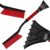 Škrabka na auto so metličkou 62 cm SPRINGOS HA5246 červená