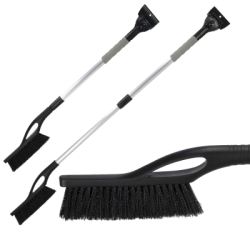 Škrabka na auto so zmetáčikom 127 cm SPRINGOS HA5245 čierna