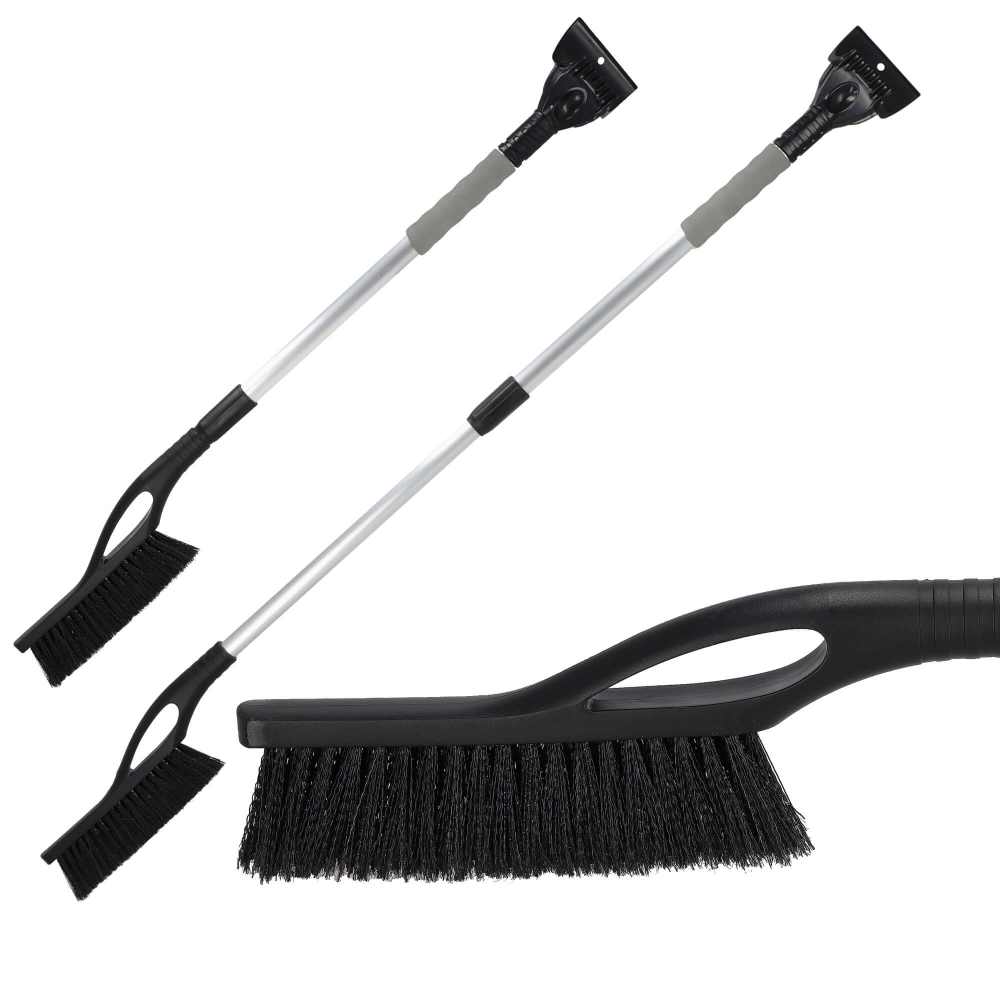 Škrabka na auto so zmetáčikom 127 cm SPRINGOS HA5245 čierna