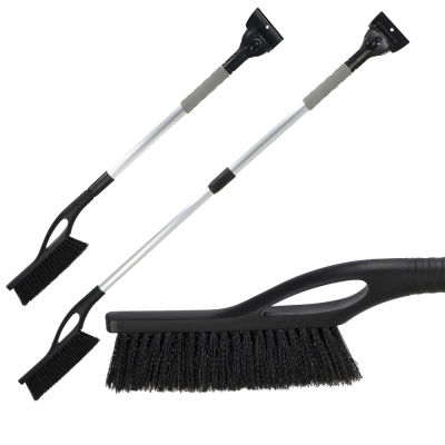 Škrabka na auto so zmetáčikom 127 cm SPRINGOS HA5245 čierna