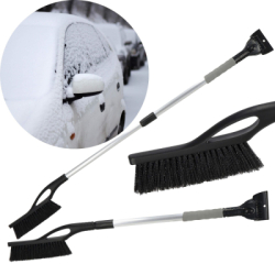 Škrabka na auto so zmetáčikom 127 cm SPRINGOS HA5245 čierna