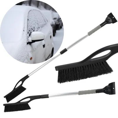 Škrabka na auto so zmetáčikom 127 cm SPRINGOS HA5245 čierna