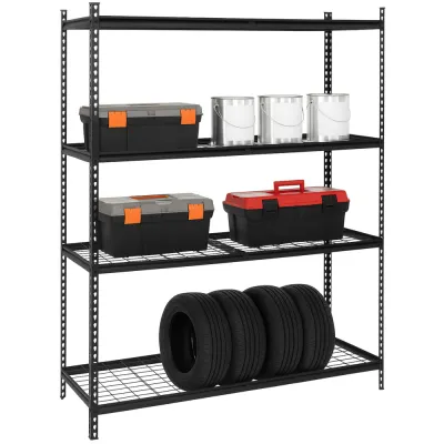 Kovový regál 183x150x54 cm 4 police SPRINGOS HA5277