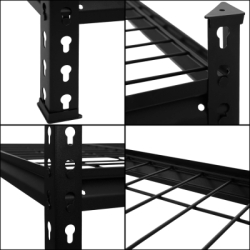 Kovový regál 183x150x54 cm 4 police SPRINGOS HA5277