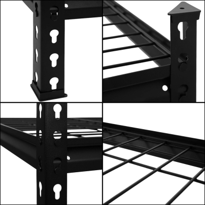 Kovový regál 183x150x54 cm 4 police SPRINGOS HA5277