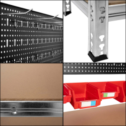 Pracovný stôl do dielne 100x40 cm SPRINGOS HA5276