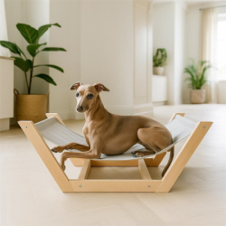 Lehátko pre psa SPRINGOS NAPPY šedé