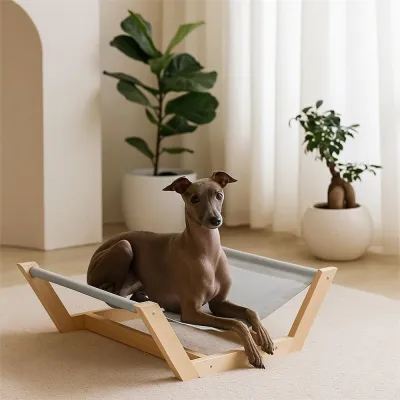 Lehátko pre psa SPRINGOS NAPPY šedé