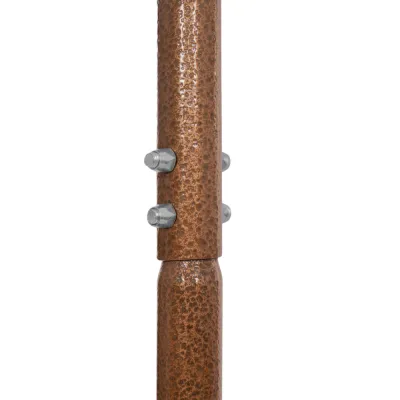 Hojdacie kreslo so stojanom SPRINGOS BEATA PREMIUM hnedé + tmavo šedé vankúše