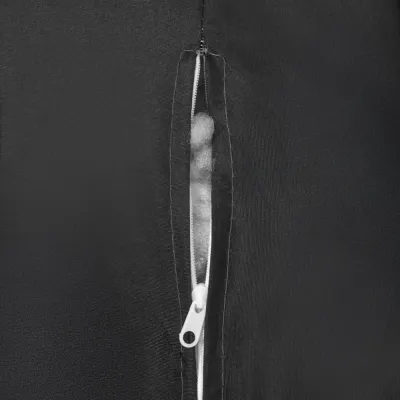 Hojdacie kreslo so stojanom SPRINGOS BEATA PREMIUM hnedé + tmavo šedé vankúše