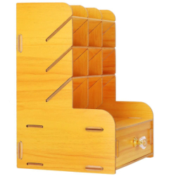 Organizér na písací stôl SPRINGOS HA7261 svetlo hnedý