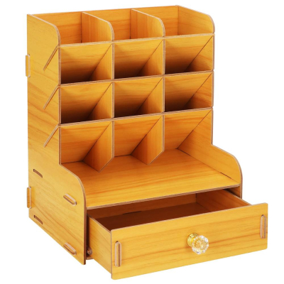 Organizér na písací stôl SPRINGOS HA7261 svetlo hnedý