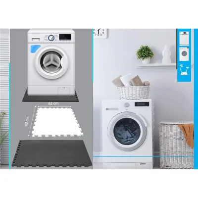 Antivibračná podložka pod práčku 62x62x1,2 cm grafitová SPRINGOS FM0011