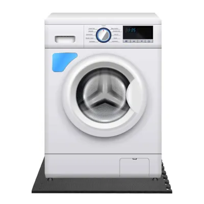 Antivibračná podložka pod práčku 62x62x1,2 cm grafitová SPRINGOS FM0011