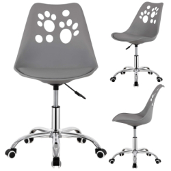 Detská stolička k písaciemu stolu SPRINGOS PAWS HF0041 sivá