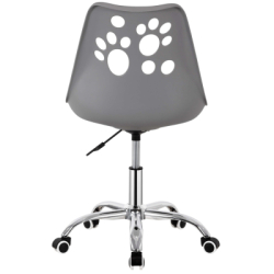 Detská stolička k písaciemu stolu SPRINGOS PAWS HF0041 sivá