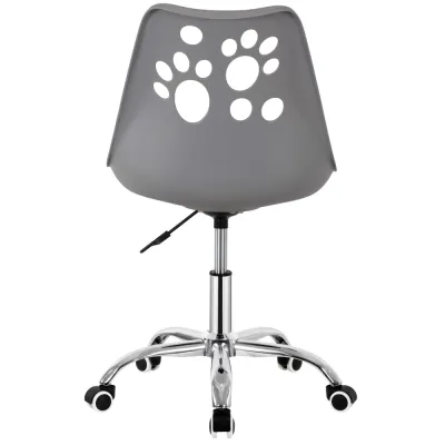 Detská stolička k písaciemu stolu SPRINGOS PAWS HF0041 sivá