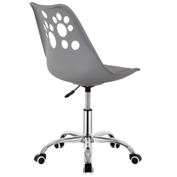 Detská stolička k písaciemu stolu SPRINGOS PAWS HF0041 sivá