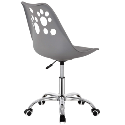 Detská stolička k písaciemu stolu SPRINGOS PAWS HF0041 sivá