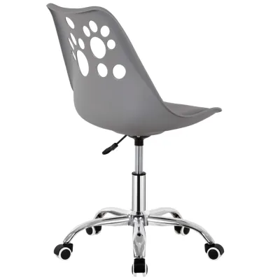 Detská stolička k písaciemu stolu SPRINGOS PAWS HF0041 sivá