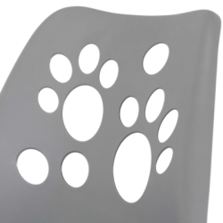 Detská stolička k písaciemu stolu SPRINGOS PAWS HF0041 sivá