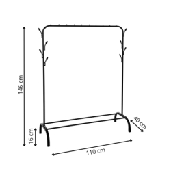 Vešiak na oblečenie SPRINGOS HA7456