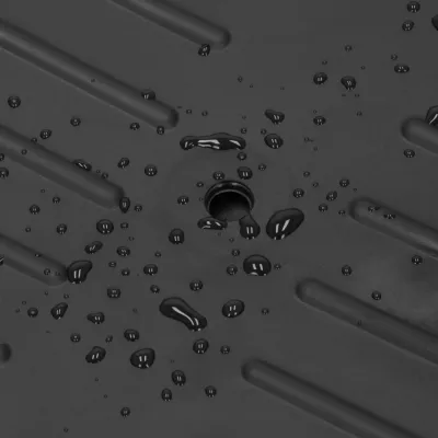 Dvojposchodový odkvapkávač na riad 42x30 cm SPRINGOS KI0157 čierny