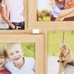 Fotorámik na 12 fotiek 61x46 cm SPRINGOS PANORAMA PF0032 hnedý