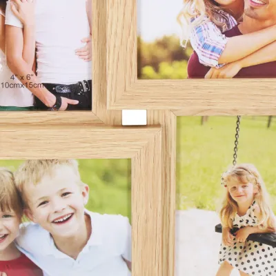 Fotorámik na 12 fotiek 61x46 cm SPRINGOS PANORAMA PF0032 hnedý