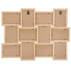 Fotorámik na 12 fotiek 61x46 cm SPRINGOS PANORAMA PF0032 hnedý