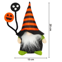 Škriatok GNOM s balónikmi 20 cm SPRINGOS HALLOWEEN